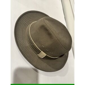 Dorfman Pacific Roll Up Bucket Hat in TAN Vintage Handmade CLEAN Grandpa